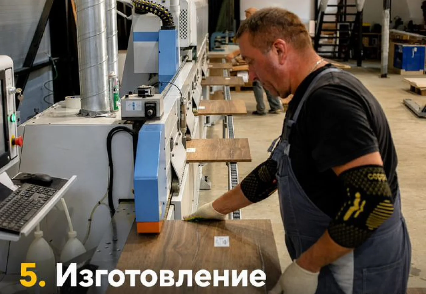 Прямая кухня на заказ 289х65х205 см из ЛДСП
