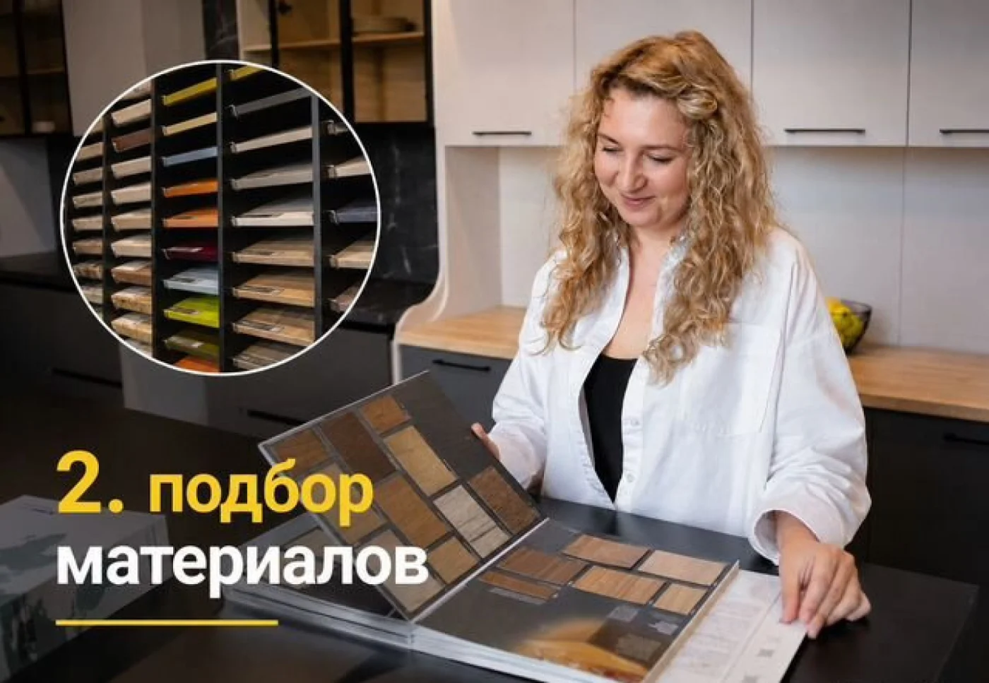 Кухня на заказ по индивидуальным размерам - белый матовый ЛДСП